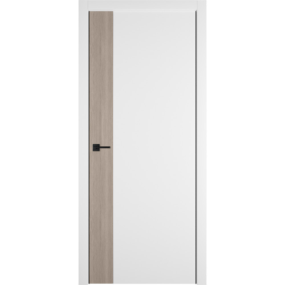 Изображение товара Межкомнатная дверь Urban V вертикаль 700х2000 мм ПВХ эмалекс белая глухая