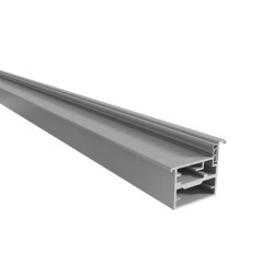 Коробка дверная скрытого монтажа Invisible 54х44х2400 мм универсальная серебро с петлями (2,5 шт.) - фото 1