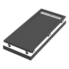 Поддон Good Door Stella литьевой мрамор 140х90х3 см прямоугольник черный низкий (ЛП00162) - фото 2