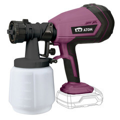 Краскопульт аккумуляторный КМ АТОМ 18 В 1 л без АКБ и ЗУ (CSG-181) - фото 1