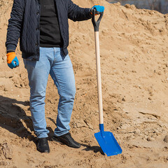 Лопата совковая Павловская Заря стальная усиленная с деревянным черенком 1000 мм (155683) - фото 5