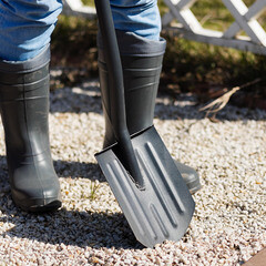 Лопата штыковая Павловская Заря стальная садовая с металлическим черенком 900 мм (159001) - фото 3