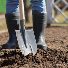 Лопата штыковая Павловская Заря рельсовая сталь с ребрами жесткости универсальная с деревянным черенком 1200 мм (811012) - фото 3