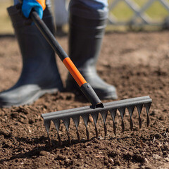 Грабли Павловская Заря (817002) металлические для листьев и травы 12 зубьев 1200 мм витые - фото 4