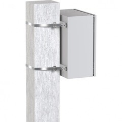 Комплект крепления EKF Basic на столб монтажной полосой ширина шкафа до 400 мм (fp-tape-400) - фото 4