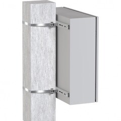 Комплект крепления EKF Basic на столб монтажной полосой ширина шкафа до 650 мм (fp-tape-650) - фото 4