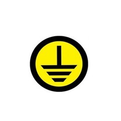 Изображение товара Наклейка знак электробезопасности EKF PROxima d20 мм Земля желтая (100 шт.) (an-1-04)