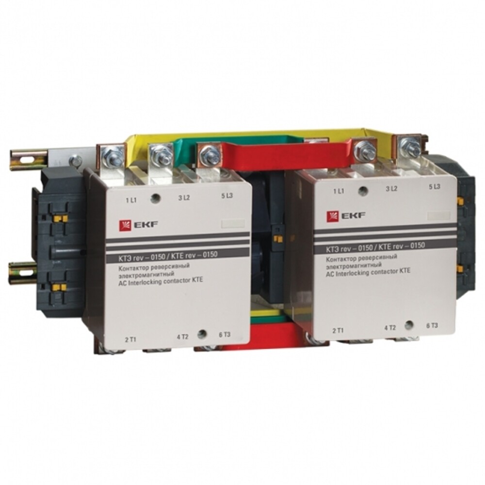 Изображение товара Контактор EKF PROxima КТЭ 150А реверсивный силовой на 3 полюса