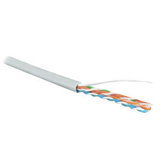 Интернет-кабель (витая пара) U/UTP 4PR CAT5e 4х2х0,51 мм PVC Hyperline (305 м)