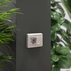 Рамка для двойной розетки Werkel Stream перламутровая (a051281) - фото 2