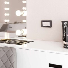 Рамка для двойной розетки Werkel Stream графит (a051270) - фото 3