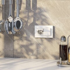 Рамка для двойной розетки Werkel Favorit белая (a051191) - фото 3