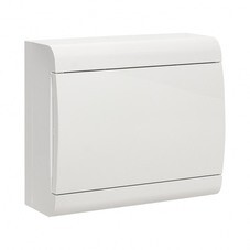 Щит распределительный навесной EKF SlimBox PROxima ЩРН-П-10 пластиковый IP41 198х226х94 мм 10 модулей белая дверь (sb-n-10w)