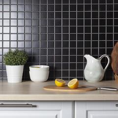 Мозаика Starmosaic черная керамическая 306х306х6 мм матовая - фото 2