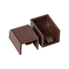 Заглушка торцевая для кабель-канала EKF 16х16 мм темное дерево (4 шт.) (ecd-16-16x4) - фото 2