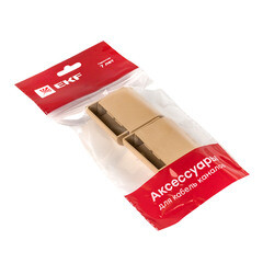 Заглушка торцевая для кабель-канала EKF 40х16 мм светлое дерево (4 шт.) (ecl-40-16x4) - фото 3