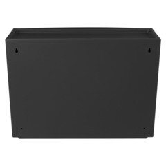 Обувница подвесная пластиковая черная 512х185х380 мм Econova - фото 6