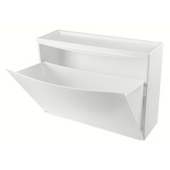 Обувница подвесная пластиковая белая 512х185х380 мм Econova - фото 6