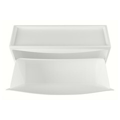 Обувница подвесная пластиковая белая 512х185х380 мм Econova - фото 4