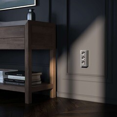 Розетка Werkel Gallant накладная графит со шторками (a052595) - фото 8