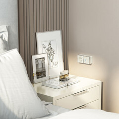 Выключатель Werkel Gallant двухклавишный накладной слоновая кость с подсветкой (a051550) - фото 5