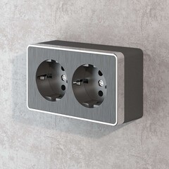 Розетка Werkel Gallant накладная графит (a051342) - фото 6