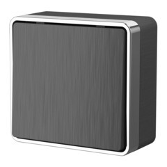 Изображение товара Выключатель Werkel Gallant одноклавишный накладной графит рифленый (a051338)