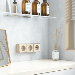 Розетка Werkel Gallant накладная шампань (a051038) - фото 2