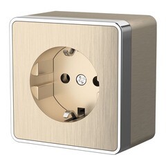 Изображение товара Розетка Werkel Gallant накладная шампань (a051038)