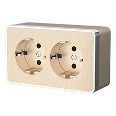 Розетка Werkel Gallant накладная шампань (a051037)