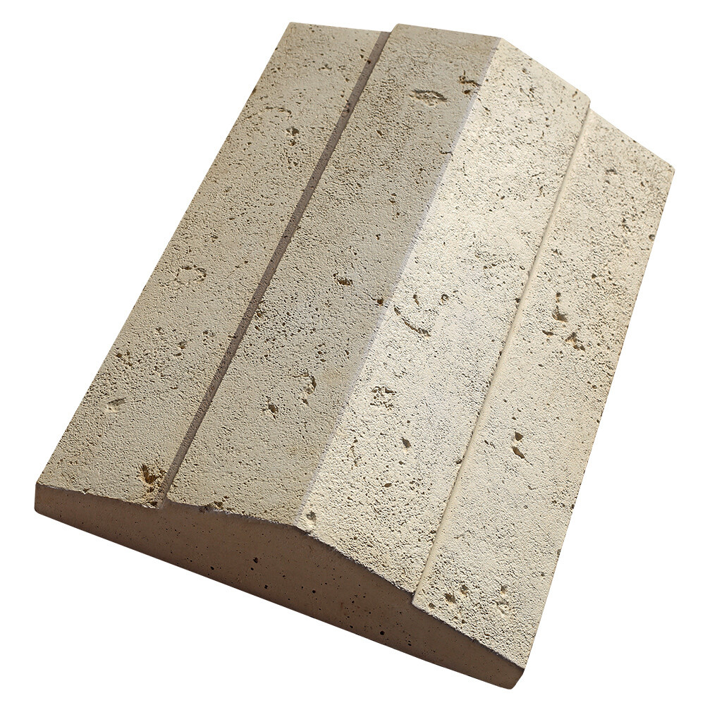 Изображение товара Колпак на столб 500х320 мм бежевый для бетонных заборов