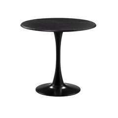 Изображение товара Стол кухонный круглый d0,9 м черный мрамор Тулип (530835)