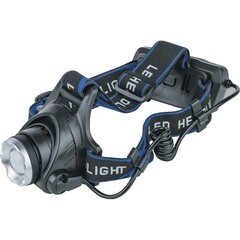Изображение товара Фонарь налобный Navigator NPT H15 светодиодный 1 LED 5 Вт аккумуляторный 3,7 В Li-Ion 2400 мАч пластик 3 режима (61438)