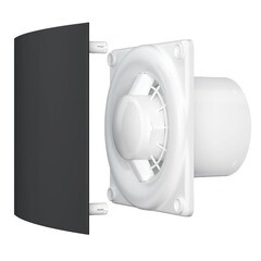 Панель декоративная для вентилятора Quadro Era PQ4 Onyx черная - фото 2