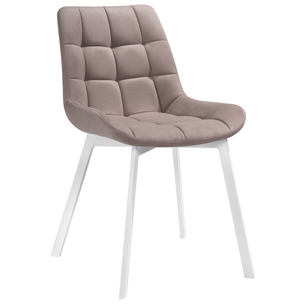 Изображение товара Стул Chelsea Woodville латте мягкий велюр для гостиной 80x50x60 Изображение товара Стул Chelsea Woodville латте мягкий велюр для гостиной 80x50x60