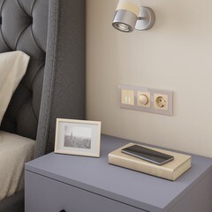 Розетка Werkel встраиваемая шампань (a050867) - фото 3