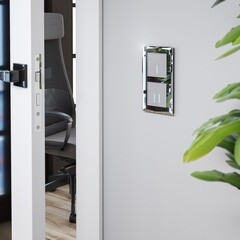 Умный выключатель сенсорный Werkel Minimir Home (a048323) одноклавишный скрытая установка серебро - фото 4