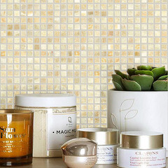 Мозаика Mir Mosaic Natural Adriatica бежевая из натурального камня 305х305х7 мм глянцевая - фото 8