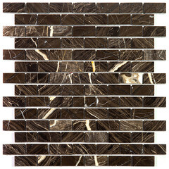 Мозаика Mir Mosaic Natural London коричневая из натурального камня 30,5х30,5 см глянцевая