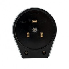 Вилка настенная открытая установка 2P+PE IP20 черная для разъема РШ-ВШ (AS-250-B-02) - фото 4