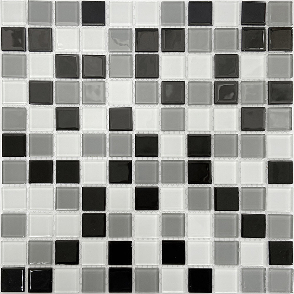 Изображение товара Мозаика Mir Mosaic Natural Color palette микс стеклянная 300х300х4 мм глянцевая