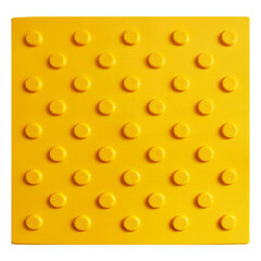 Тактильная плитка ПВХ конус шахматка 300х300х5,5 мм желтая