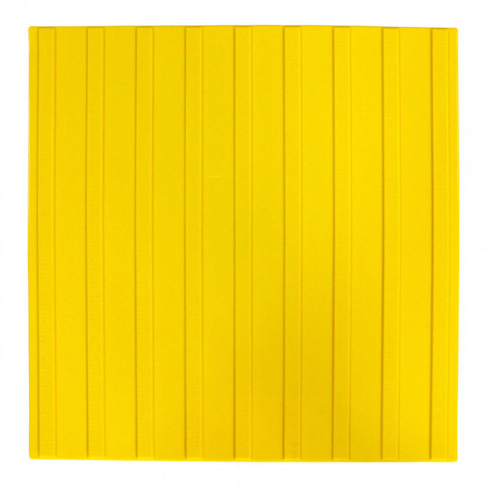Изображение товара Тактильная плитка ПВХ желтая 500х500х5,5 мм для безопасности