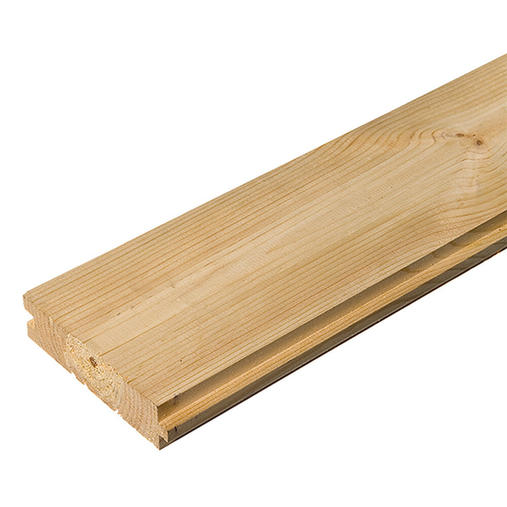 Изображение товара Шпунтованная доска хвоя 35x146x6000 мм, внутренние полы, сорт АВ