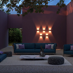 Светильник светодиодный садово-парковый настенный Maytoni Strato черный 3000К 4 Вт IP54 (O417WL-L4B3K) - фото 3