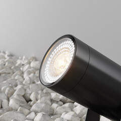 Светильник садово-парковый Maytoni Scope черный 295 мм GU10 20 Вт IP65 (O025FL-01B) - фото 2