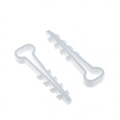 Дюбель-хомут для плоского кабеля PROxima 6-14 мм белый (50 шт.) (plc-cd-6x14w) - фото 2