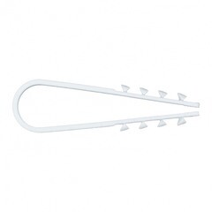 Дюбель-хомут для круглого кабеля PROxima 5-10 мм белый (100 шт.) (plc-ncc-5x10w) - фото 2