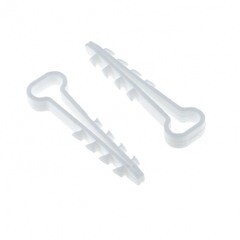 Изображение товара Дюбель-хомут для круглого кабеля PROxima 5-8 мм белый (100 шт.) (plc-nccf-5x8w)