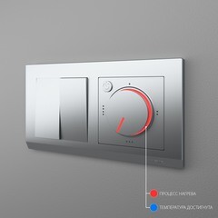 Терморегулятор электромеханический для теплого пола Werkel W1151106 серебро - фото 4